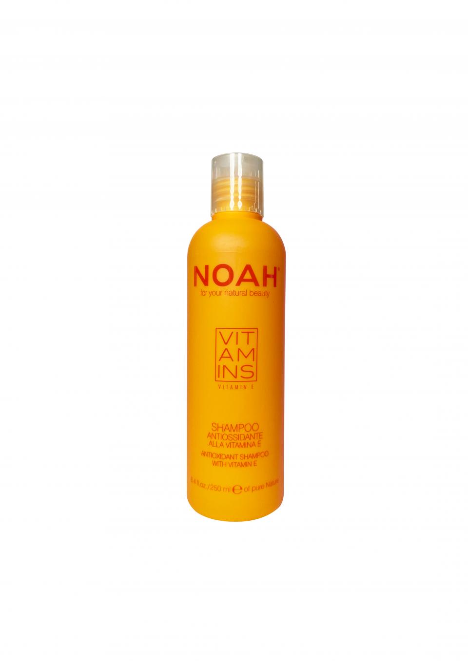 NOAH VITAMINO ŠAMPON S OBSAHEM HYDROLYZOVANÝCH PŠENIČNÝCH PROTEINŮ A VITAMÍNU E